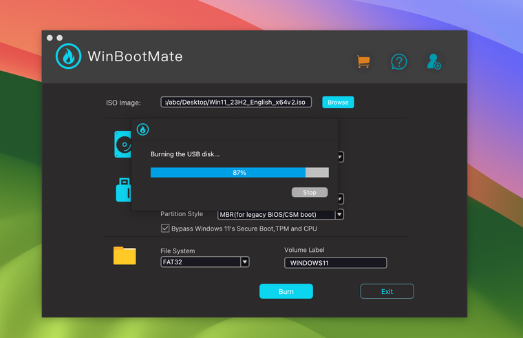 Easily Create Windows 10 Bootable USB on Intel and M1/M2/M3 Mac